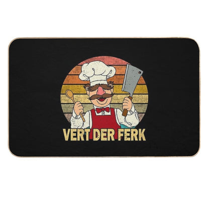 The Muppet Kitchen Swedish Chef  Dirt-Trapping Bath Mat