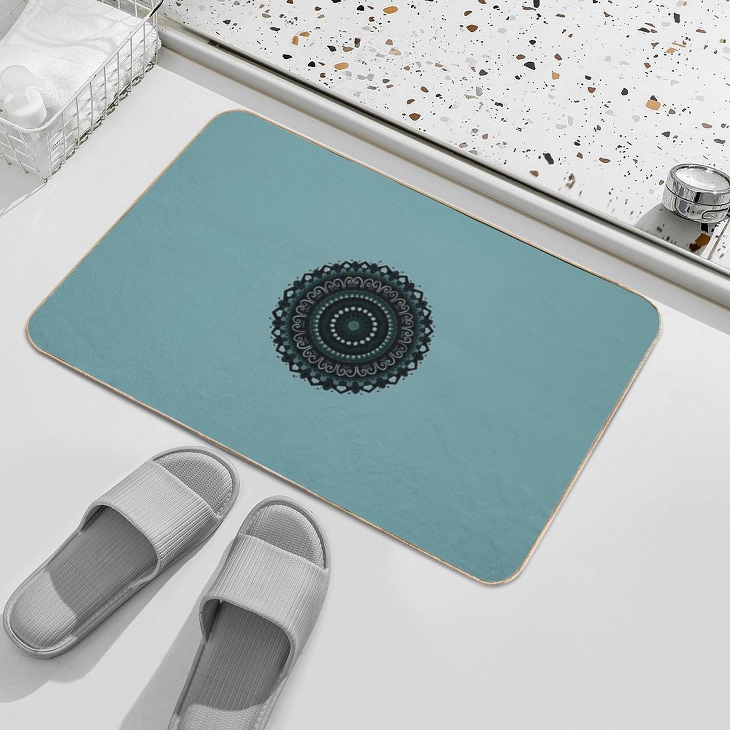 Mandala Art  Versatile Bath Mat