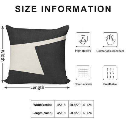 ABSTRACT SHAPES 02 Soft Skin-Friendly Throw Pillow