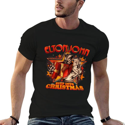 Official Elton John Step Into Christmas Boots  Odor-resistant T-Shirt