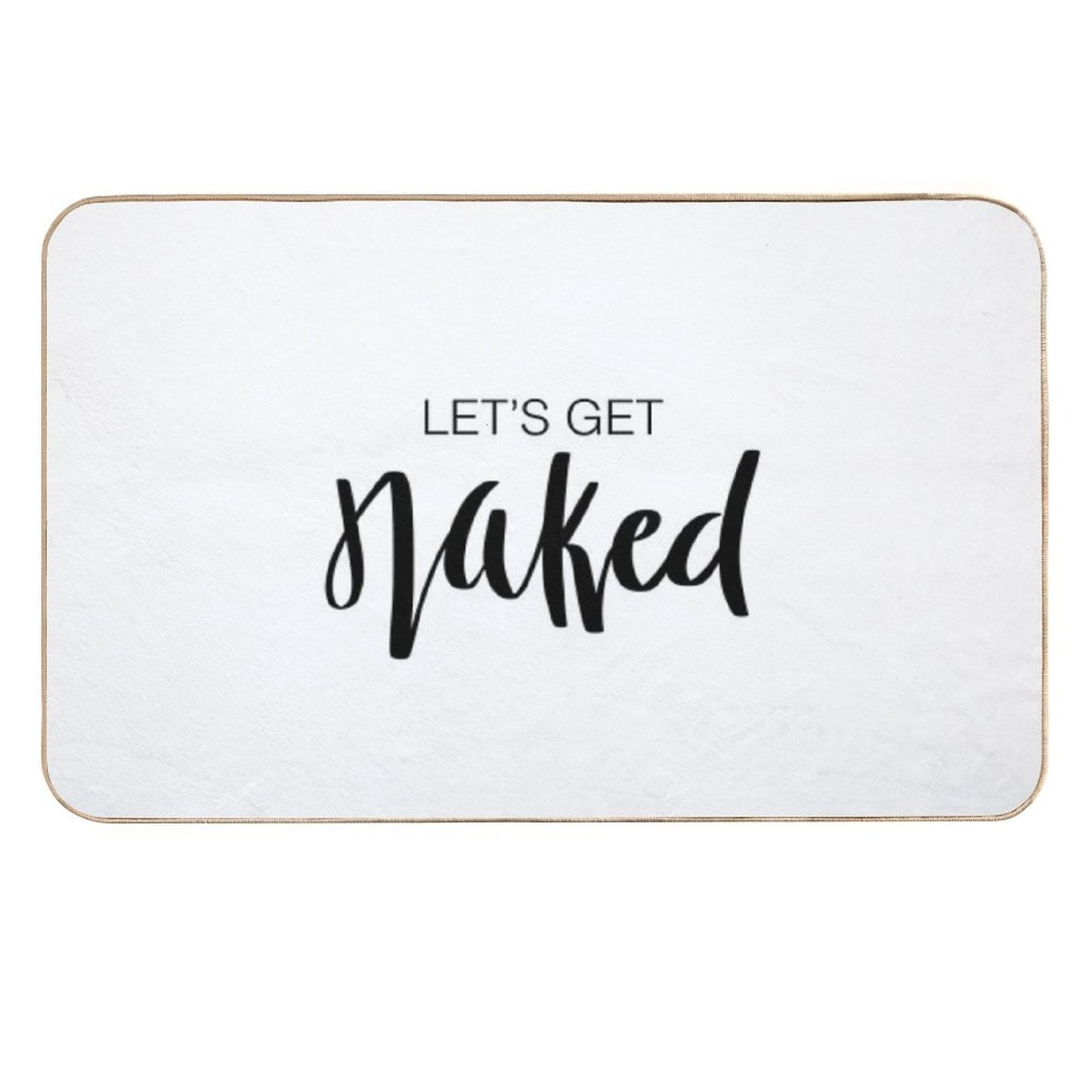 Let’s Get Naked  Rapid-Drying Bath Mat