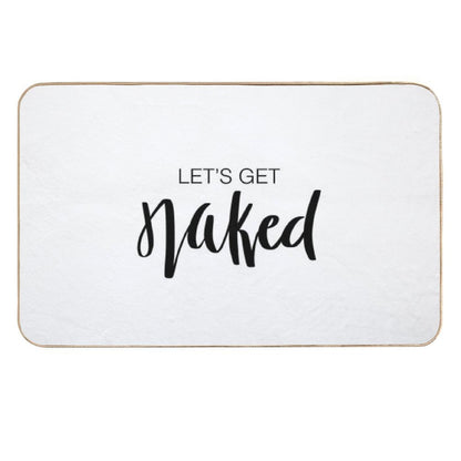 Let’s Get Naked  Rapid-Drying Bath Mat