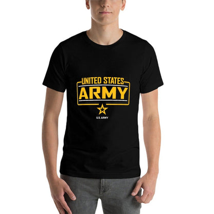 Military Army United State Unisex Star Officially Licensed  Breathable T-Shirt