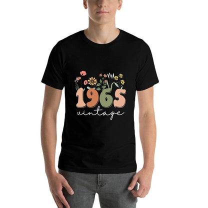 60 Years Old Vintage 1965 60th Birthday Wildflower Women  Classic T-Shirt