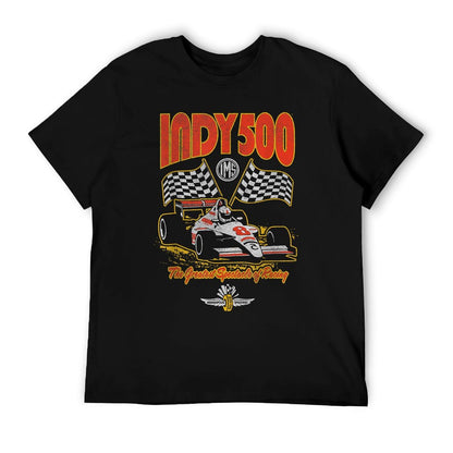 Indy 500 The Greatest Spectacle In Racing Distressed Style Soft T-Shirt