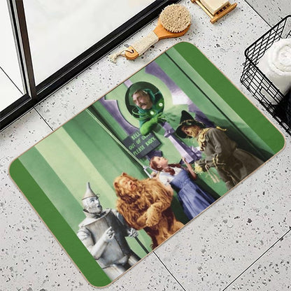 Wizard Curtain  Oz Dorothy Tin  Man  Rarity Mask Still Wizard Oz Digital Colorized Print  Anti-Trip Bath Mat