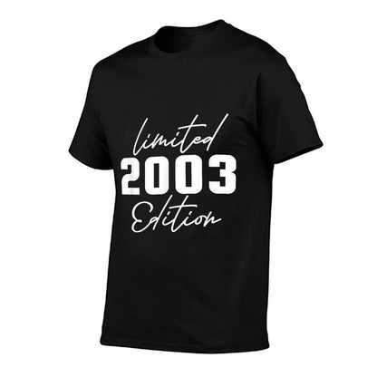Limited 2003 Edition, 21 Year Anniversary 21st Birthday  Odor-resistant T-Shirt