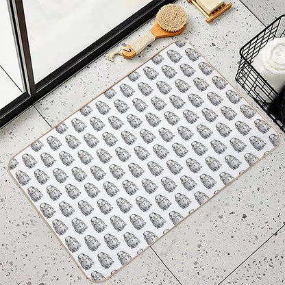 Lop Eared Bunny  Stain-Proof Bath Mat