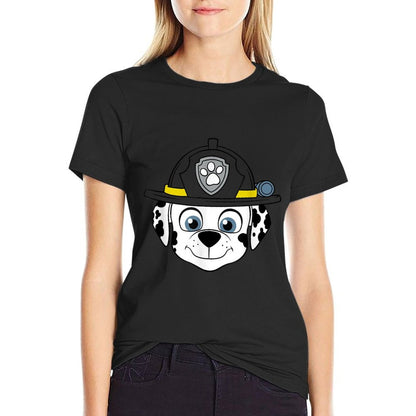 Paw Patrol Fire Dog Marshall Face  Classic T-Shirt