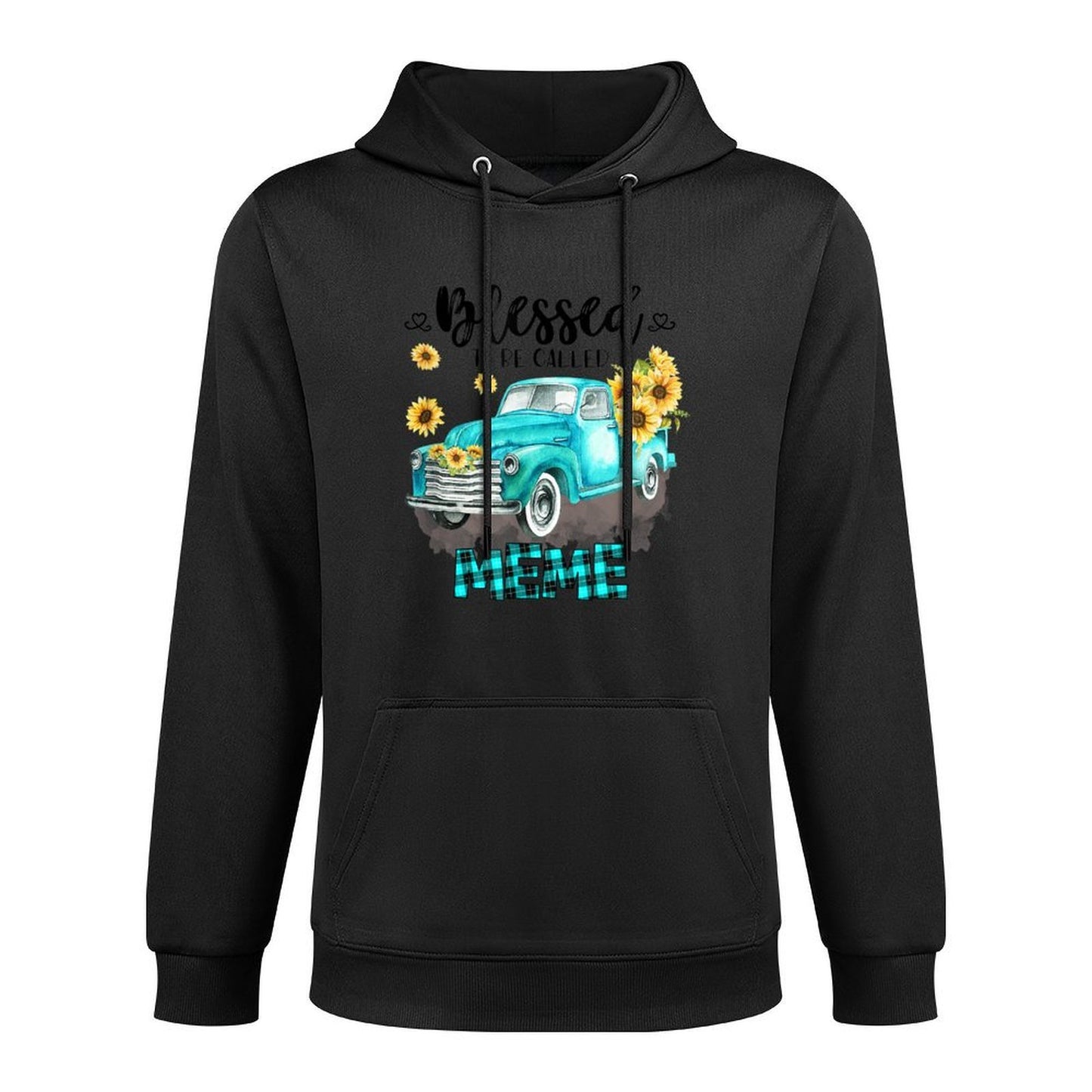 Blessed To Be Called Meme Truck Grandma Family Outfit Customizable Surface Hoodie