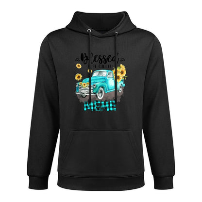Blessed To Be Called Meme Truck Grandma Family Outfit Customizable Surface Hoodie