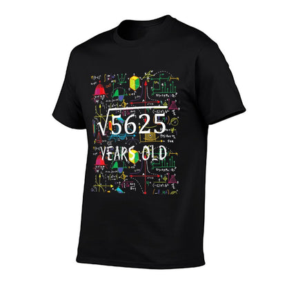 75th Birthday  Graphic-printed T-Shirt