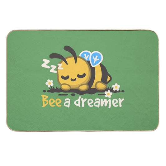 Bee A Dreamer  Fade-Resistant Bath Mat