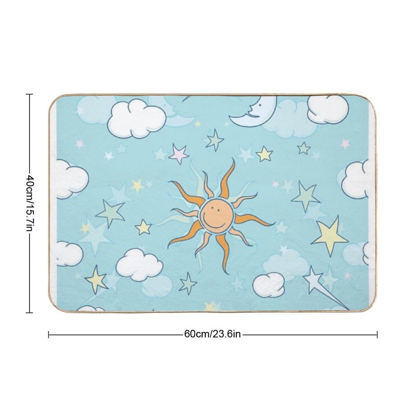 Laughing Sun  Eco-Friendly Bath Mat