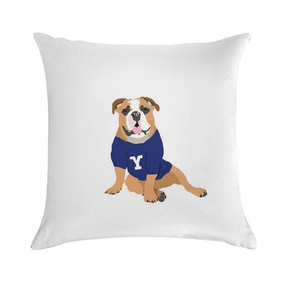 Handsome Dan Soft Multiple Sizes Throw Pillow