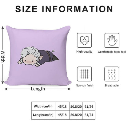 Slugstarion Soft High-Density Material Throw Pillow