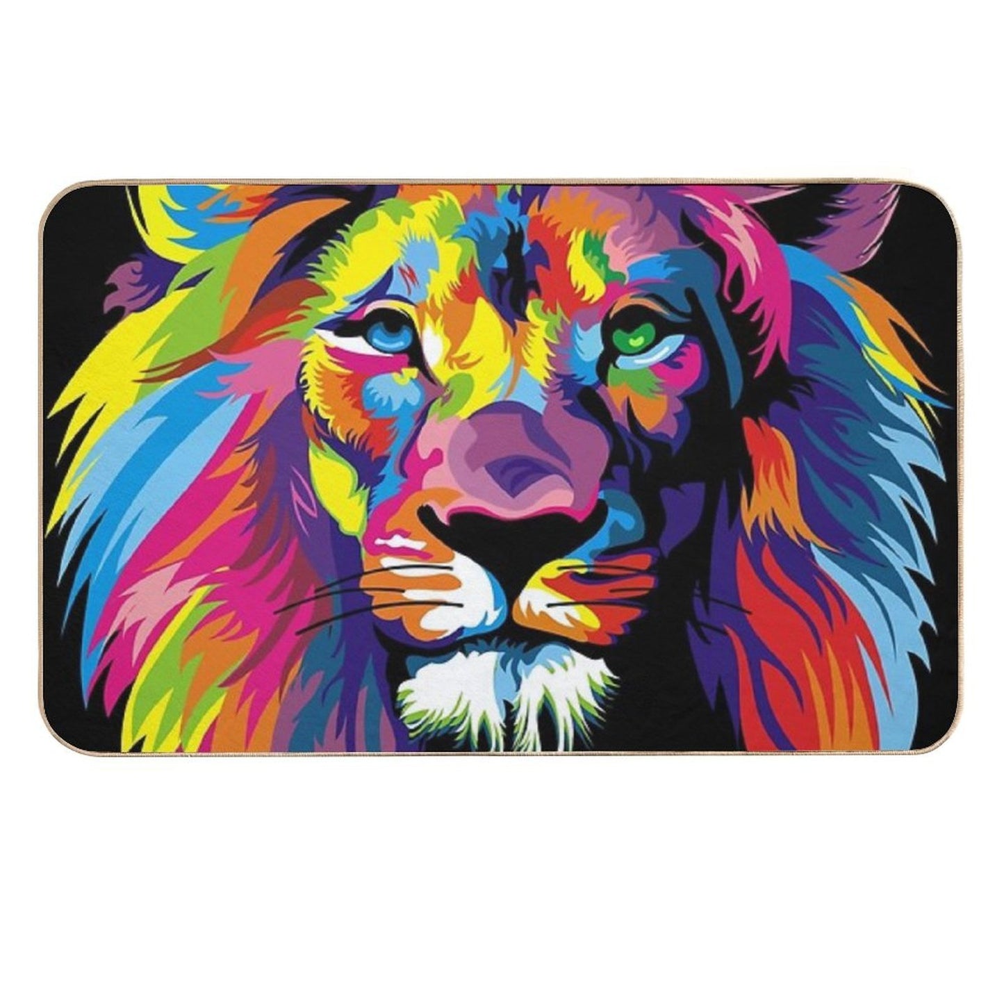 Lion Cute Animals  Eco-Friendly Bath Mat