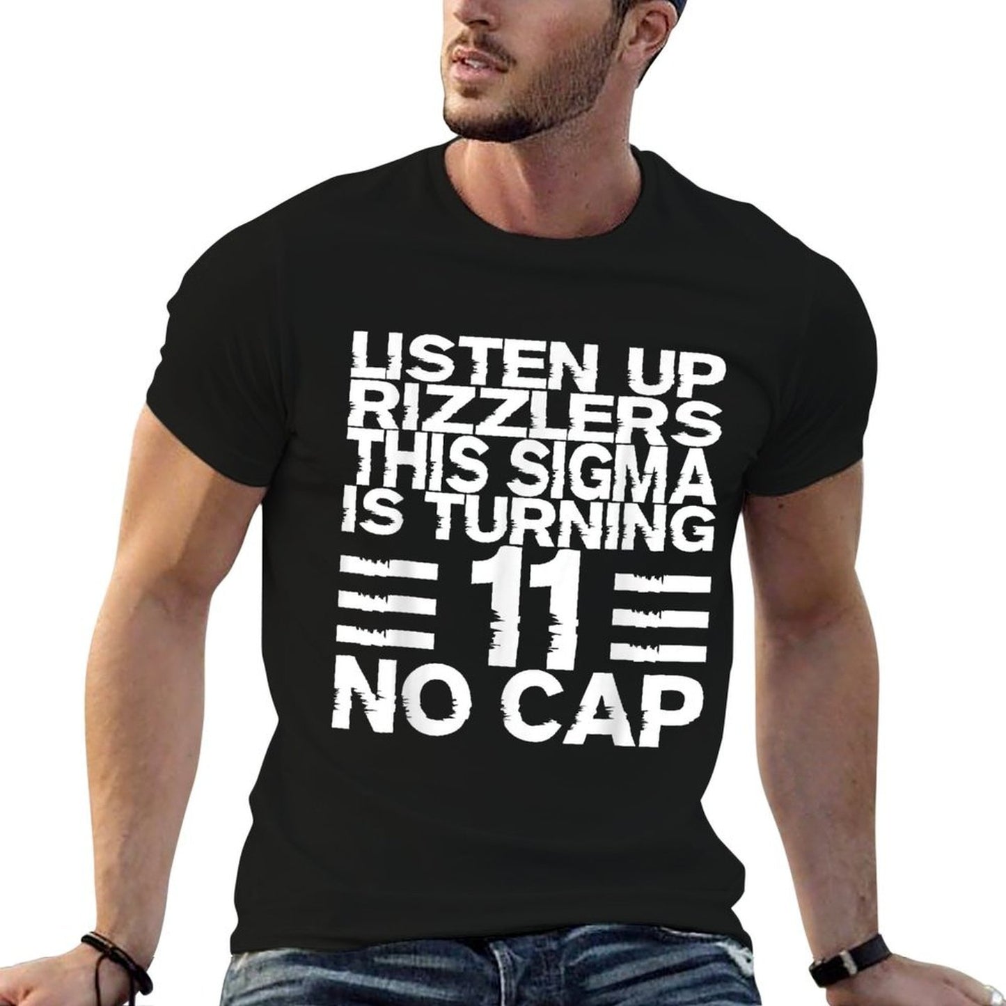 Sigma 11th Birthday 11 Year Old Boys Girls No Cap Rizzlers  Quick-drying T-Shirt