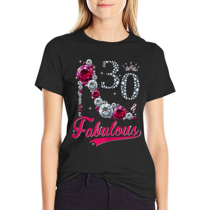 Womens Mom Womens Gifts 30 Years Old And Fabulous 30th Birthday  Slim-fit Cut T-Shirt