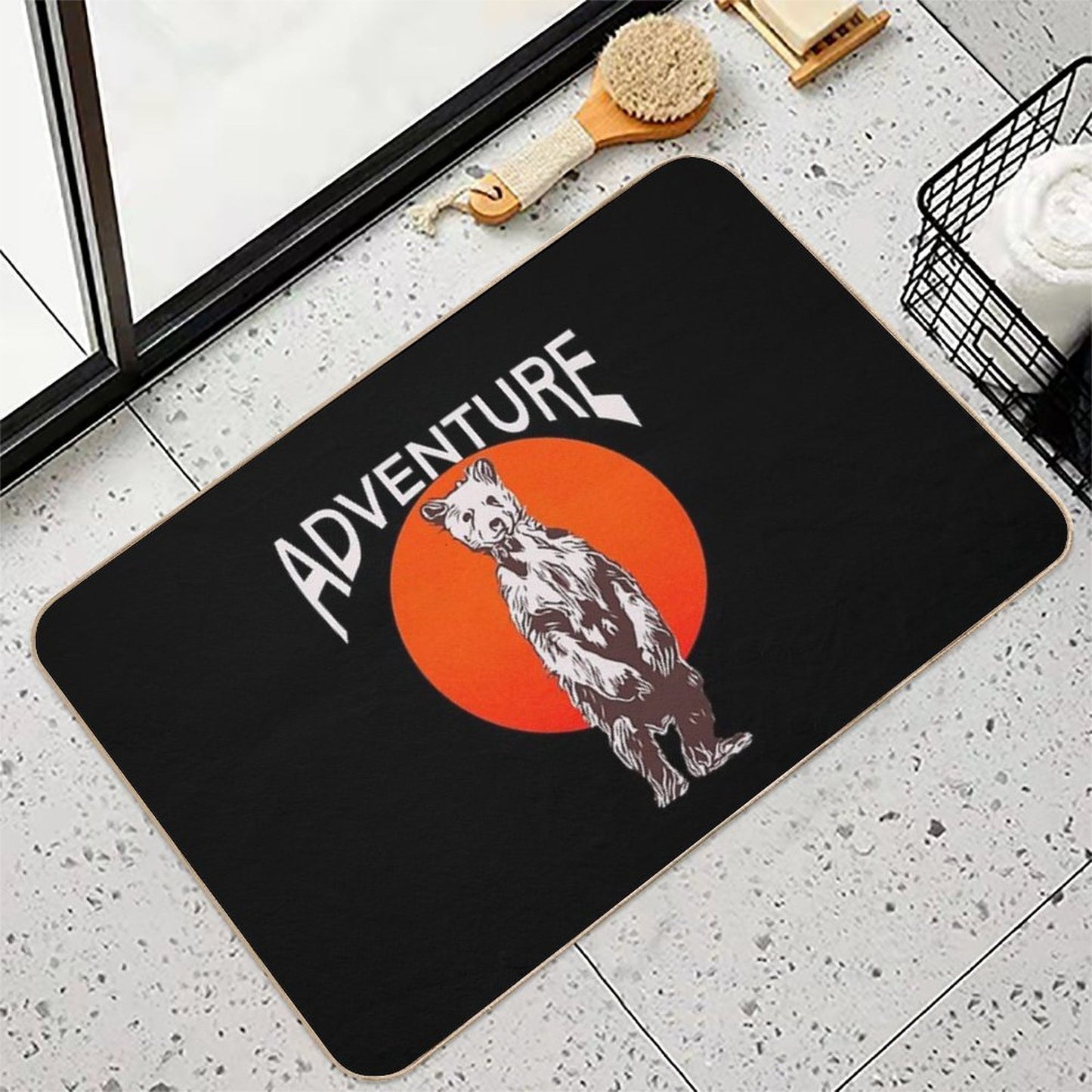 Adventure Bear  Rapid-Drying Bath Mat