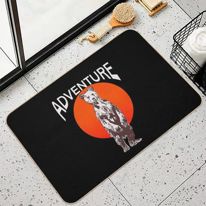 Adventure Bear  Rapid-Drying Bath Mat