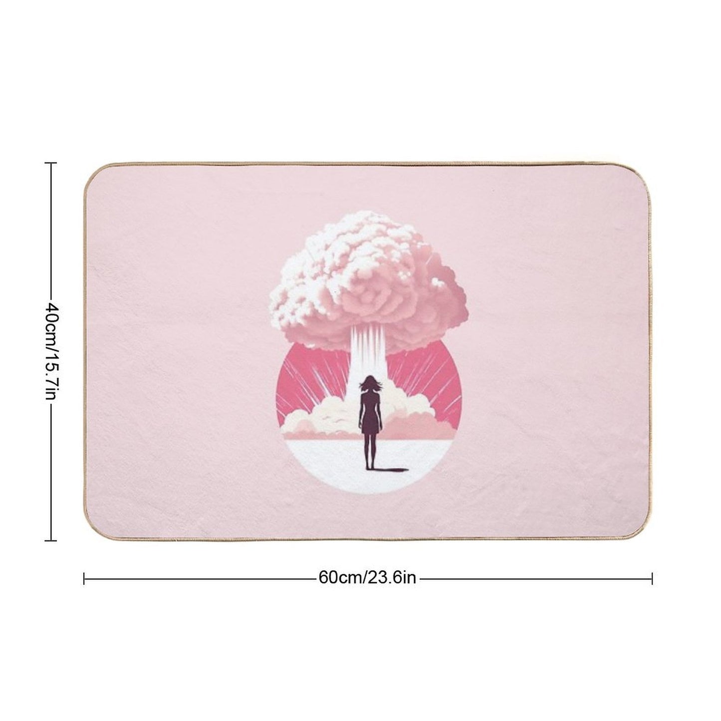 ORIGINAL BARBENHEIMER 2023  Stain-Proof Bath Mat