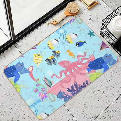 Salt Water Bath Time  High-Traffic Bath Mat
