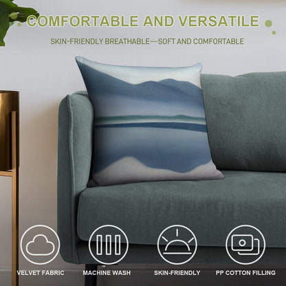 Georgia O'Keeffe Soft Shrink-Resistant Throw Pillow