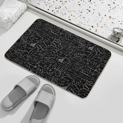 Math Lessons  Stain-Proof Bath Mat