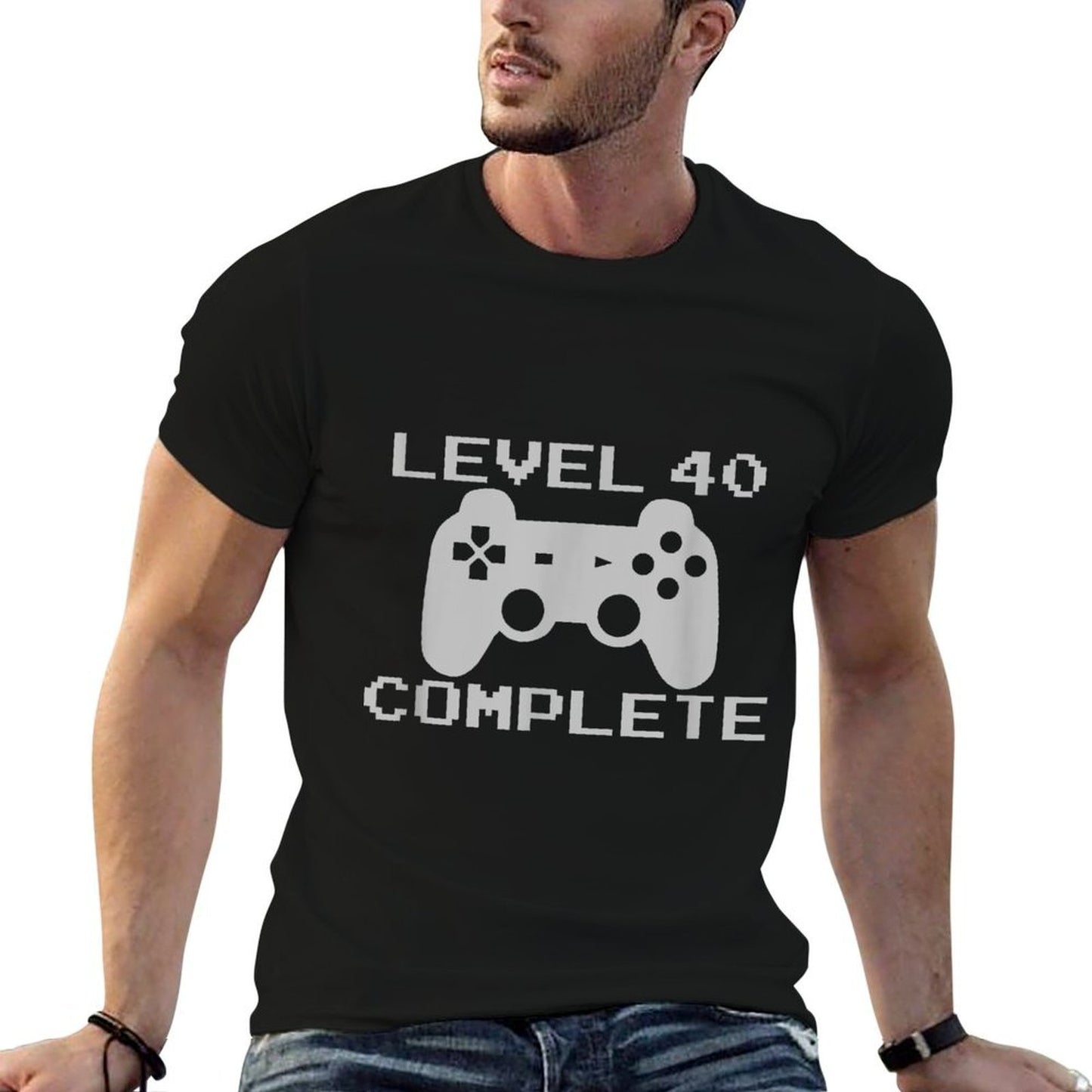 Great Level 40 Complete Gamer & Gift 40th Birthday  Affordable Price T-Shirt