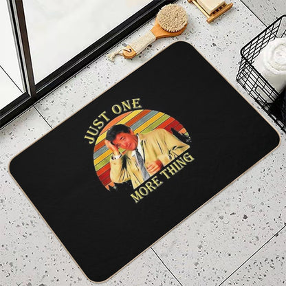 Music Vintage Just One More Thing Columbo Gift Music Fans  Easy Maintenance Bath Mat