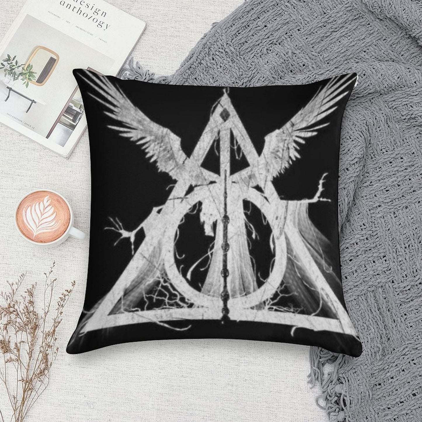 PRISMATIC SOUL Soft Luxury Feel Throw Pillow