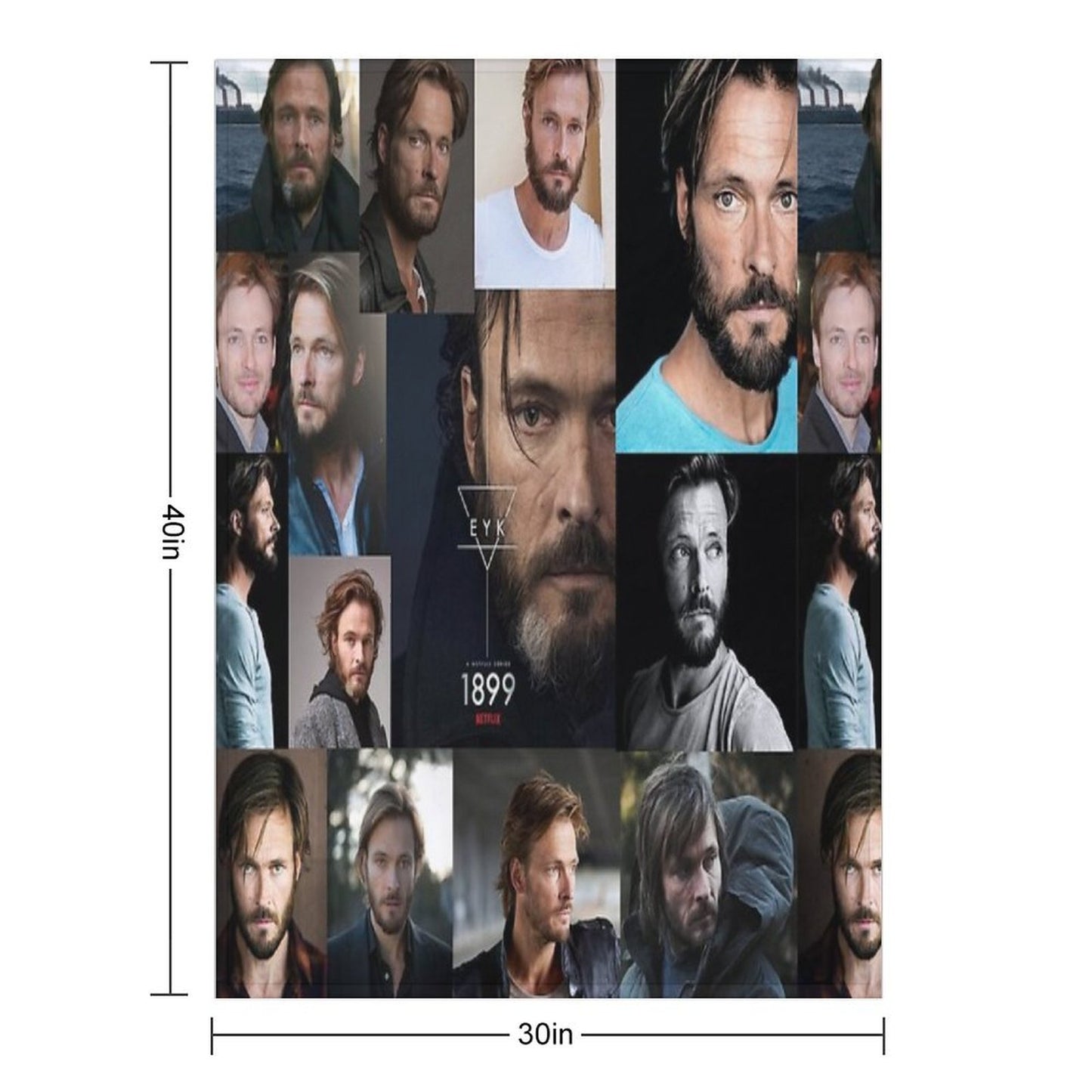 Andreas Pietschmann Collage Design Multi-functional Throw Blanket