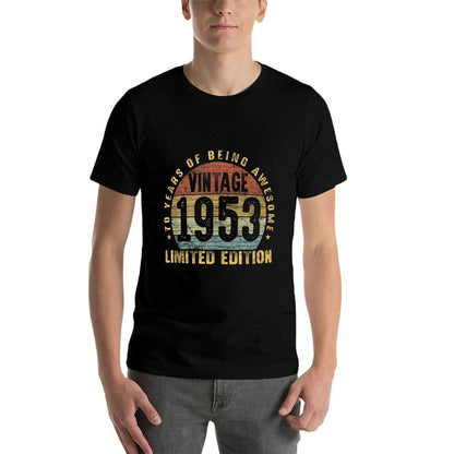 Vintage 1953 Limited Edition 70 Year Old Gifts 70th Birthday  Moisture-wicking T-Shirt