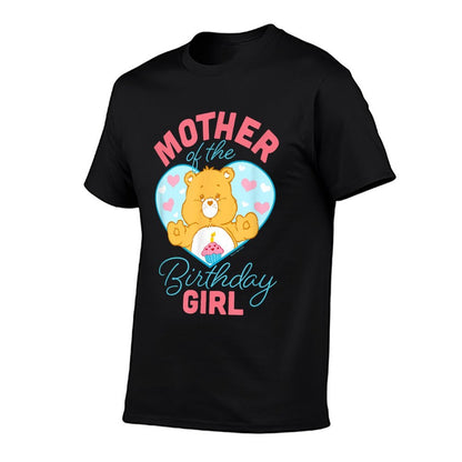Care Bears Mother Of The Birthday Girl Vintage Heart Logo Comfortable T-Shirt