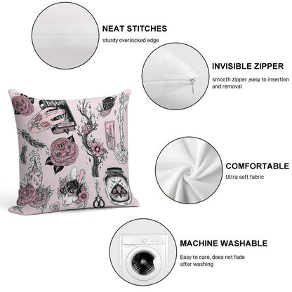 Ostara Soft Washable Throw Pillow