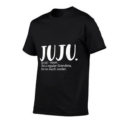 Jujus for Women Mother's Day Idea for Grandma Juju  Summer-ready Fabric T-Shirt