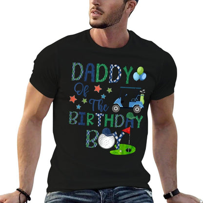 Daddy Of The Birthday Boy Hole In One Golf Lover  Eco-friendly Material T-Shirt