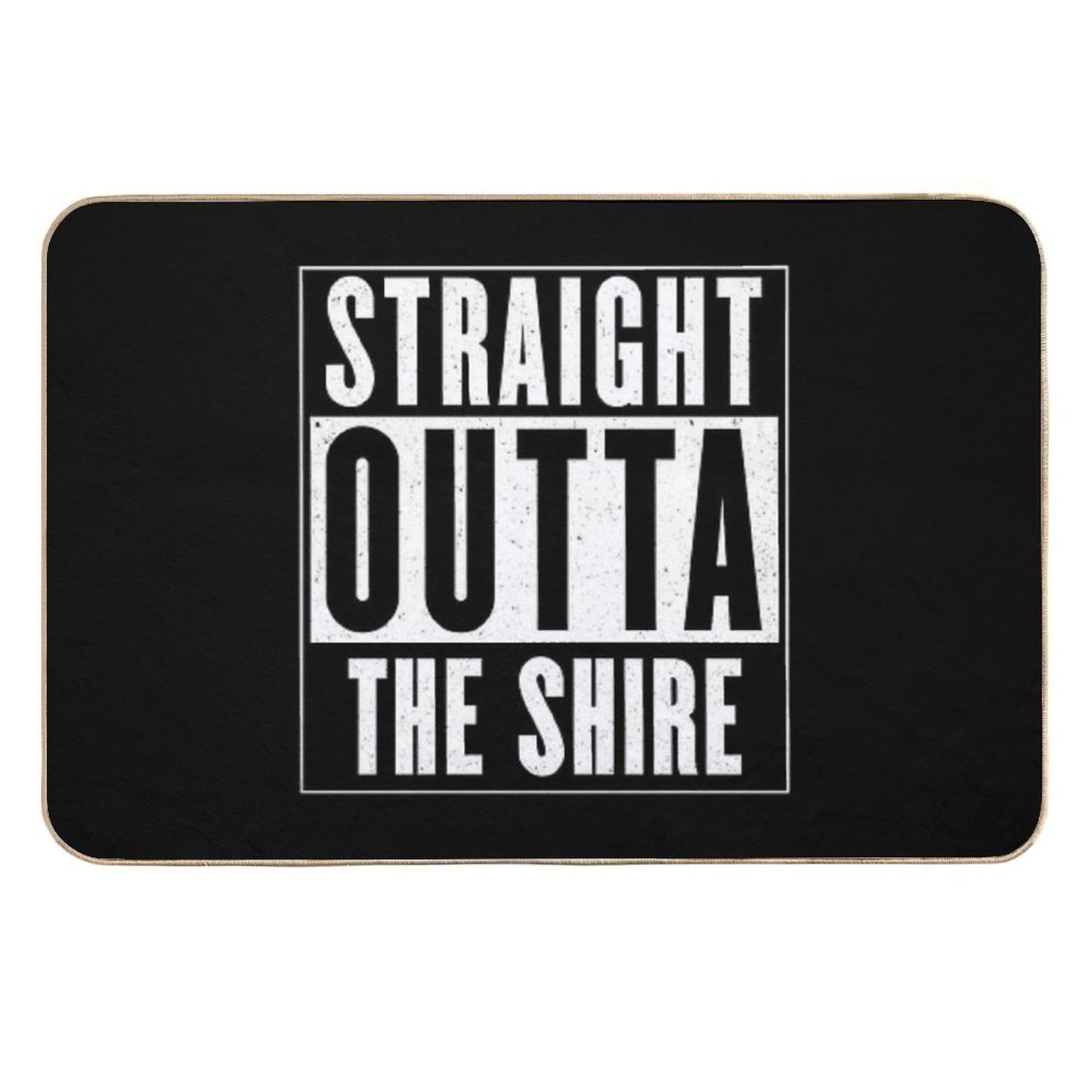 Straight Outta The Shire  Dirt-Trapping Bath Mat