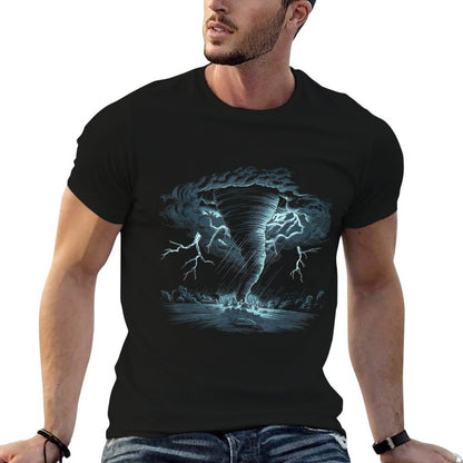 Tornado Tshirt For Kids Toddler Weather Meterologist Storm  Heathered Texture T-Shirt