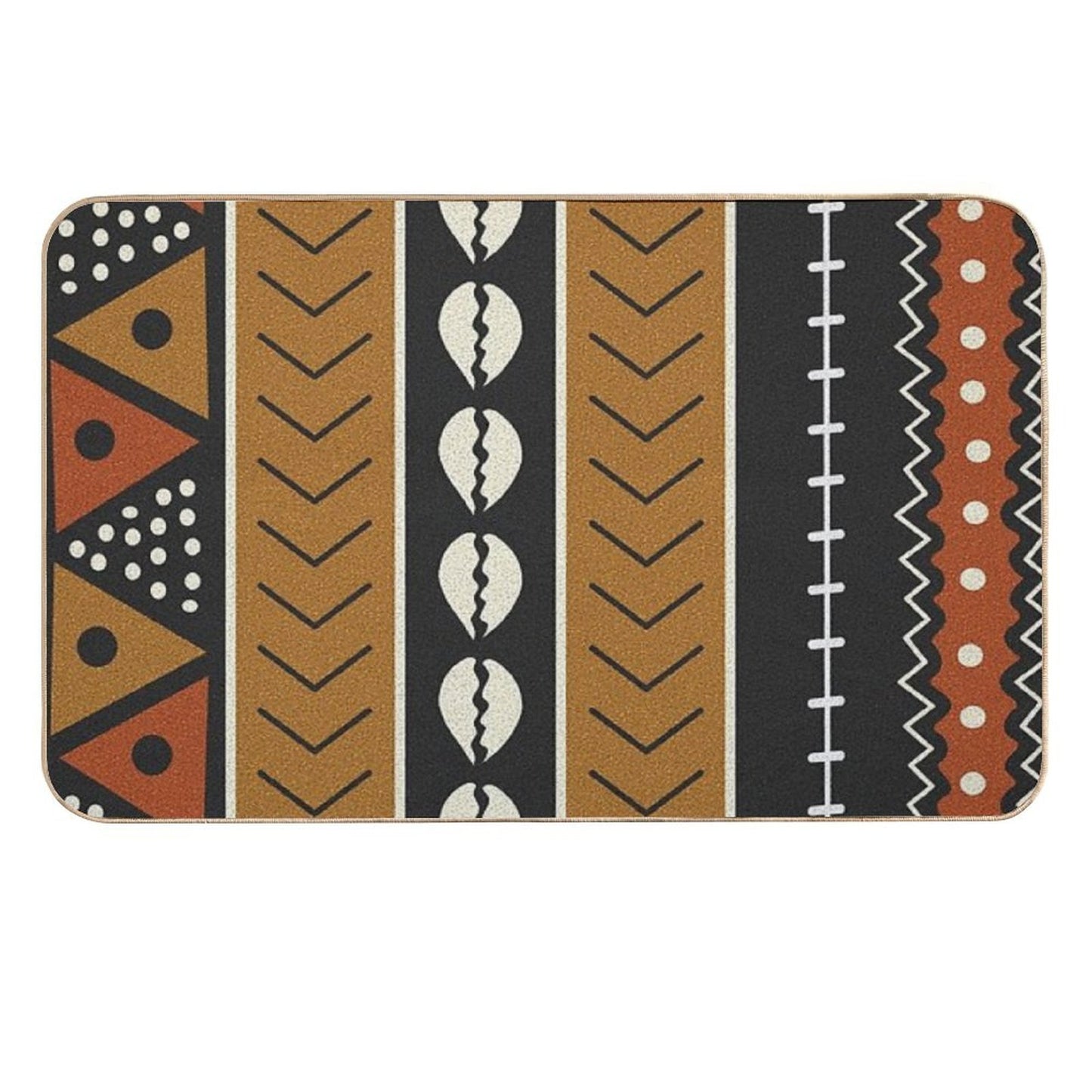 Let's Play Mudcloth  Non-Slip Bath Mat