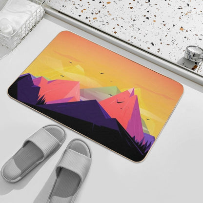 Oh The Mountains  High-Traffic Bath Mat