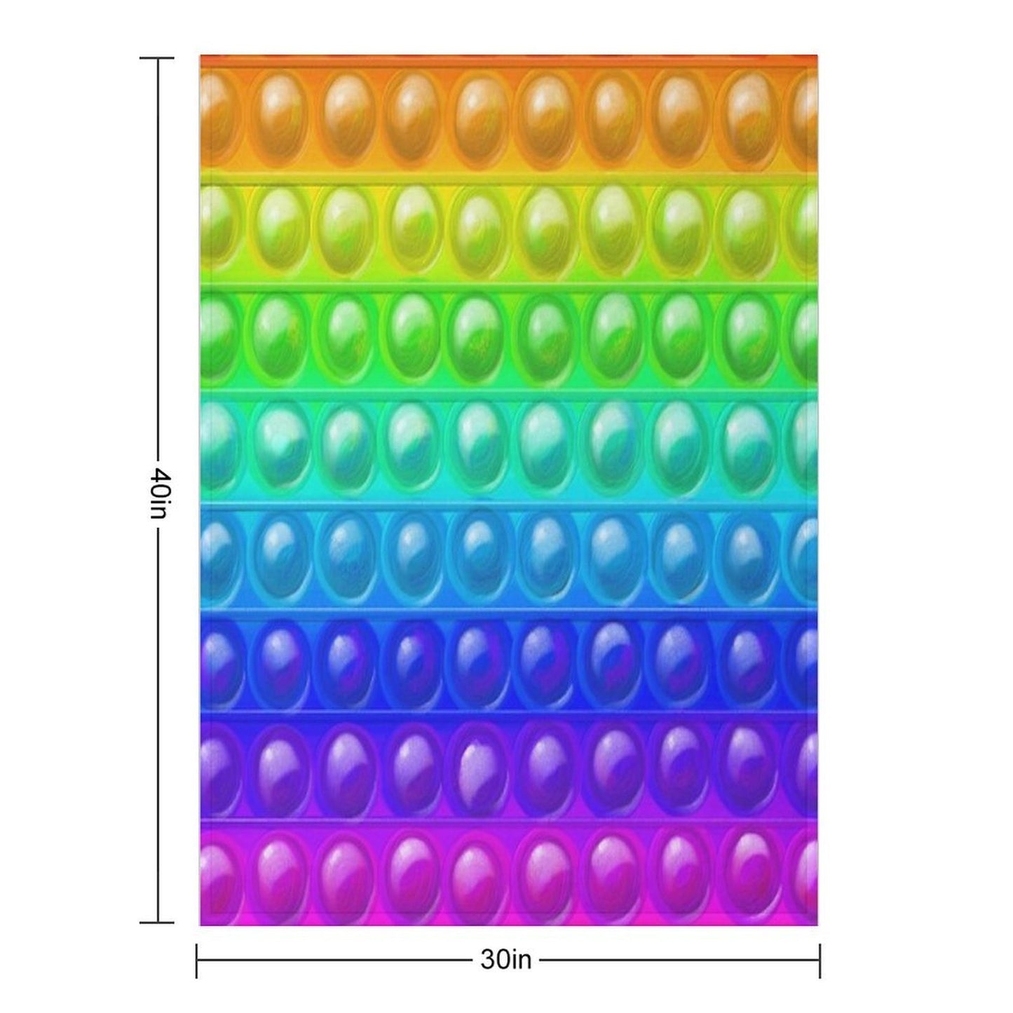 Pop It Sustainable Throw Blanket