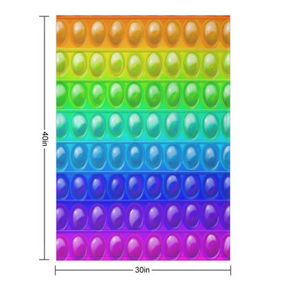 Pop It Sustainable Throw Blanket