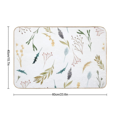 Aesthetic Flowers  Slip-Resistant Bath Mat