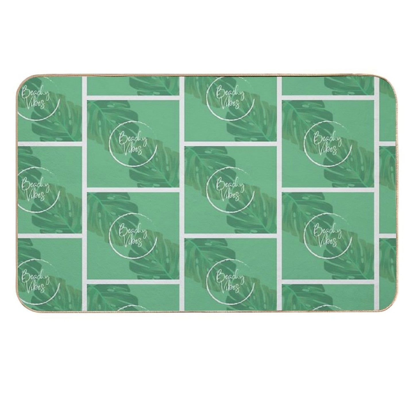 Beachy Vibes  Repositionable Bath Mat