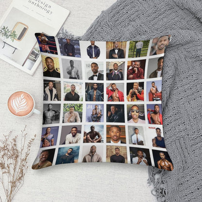 Michael B Jordan Soft Reinforced Edging Throw Pillow