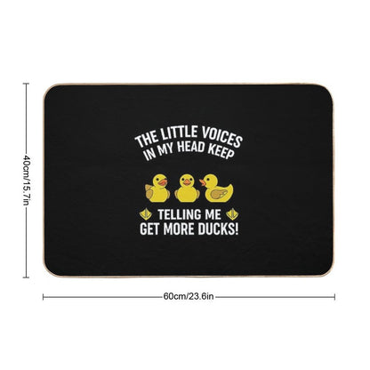 Funny Rubber Duck Quack Duck  Toxin-Free Bath Mat
