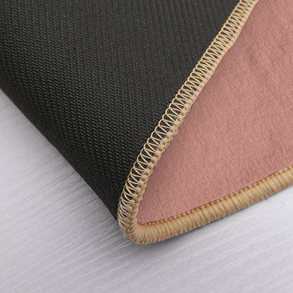 Aesthetic Pink, Minimalist Art, Simple Pattern, Wave Abstract  Multi-Purpose Bath Mat