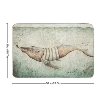 Sailor of The Deep Ocean  Easy To Clean Bath Mat